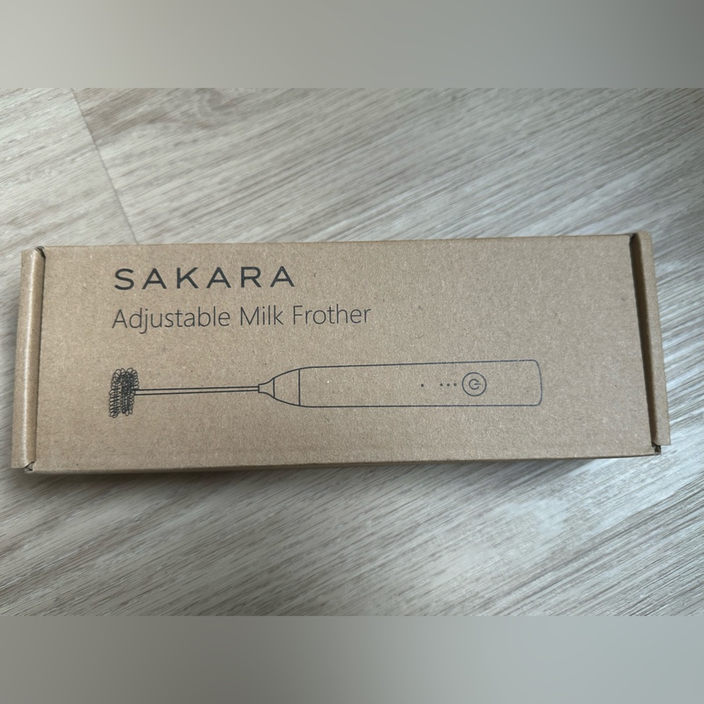 Saraka electronic rechargeable frother brand new in box